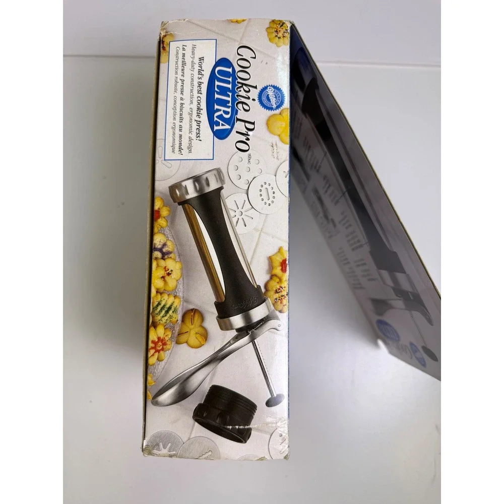 Wilton Cookie Pro Ultra Heavy Duty Cookie Press 10 Disks 2104-4010 Spritz Maker